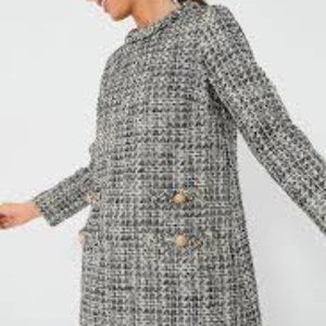 TUCKERNUCK -  Smoke and Mirrors Long Sleeve Tweed Jackie Dress